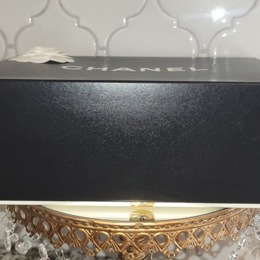 Chanel Empty Black Box with White Camellia Flower (Medium Size) - Picture 3 of 3